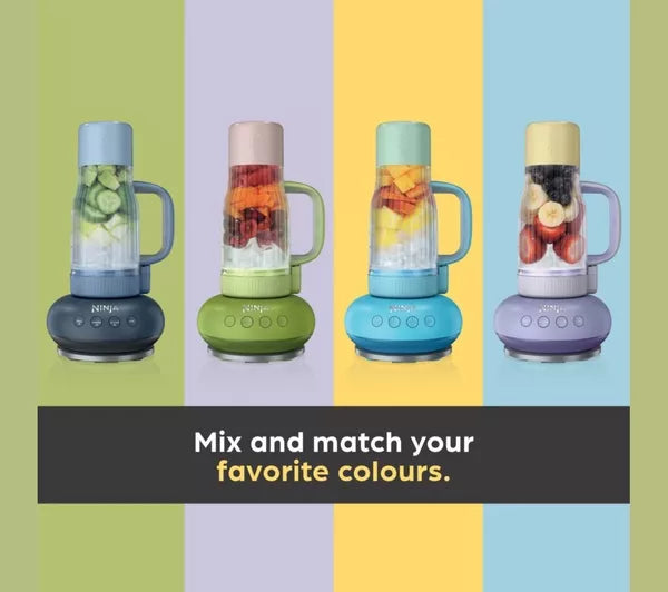 Ninja BlendBoss Tumbler Blender Blue Raspberry | DB351UKBL