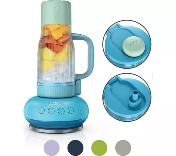 Ninja BlendBoss Tumbler Blender Blue Raspberry | DB351UKBL