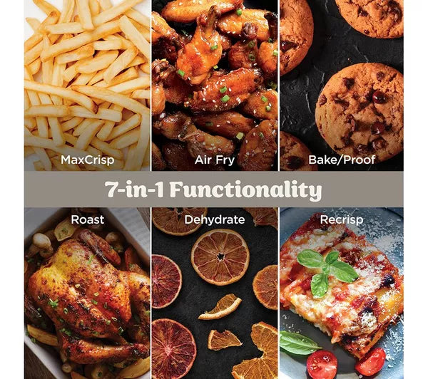 Ninja CRISPi Pro 7-in-1 Glass Air Fryer Bone | AS101UKLG