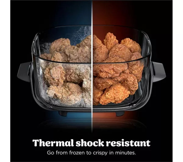 Ninja CRISPi Pro 7-in-1 Glass Air Fryer Bone | AS101UKLG