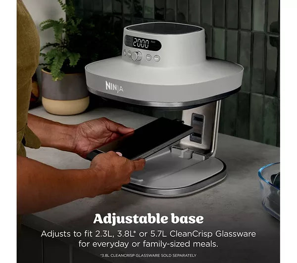 Ninja CRISPi Pro 7-in-1 Glass Air Fryer Bone | AS101UKLG
