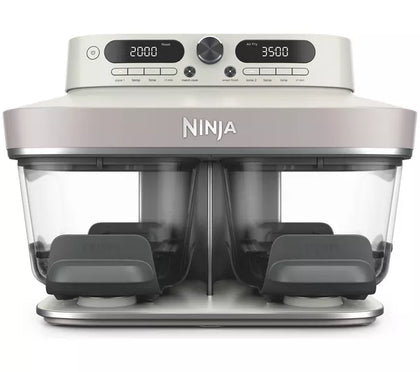 Ninja CRISPi DualZone 8-Function Glass Air fryer Bone | DD102UKIV2