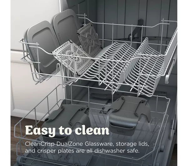 Ninja CRISPi DualZone 8-Function Glass Air fryer Bone | DD102UKIV2
