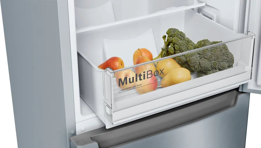 BOSCH Series 2 70/30 Fridge Freezer Stainless Steel | KGN33NLEBG
