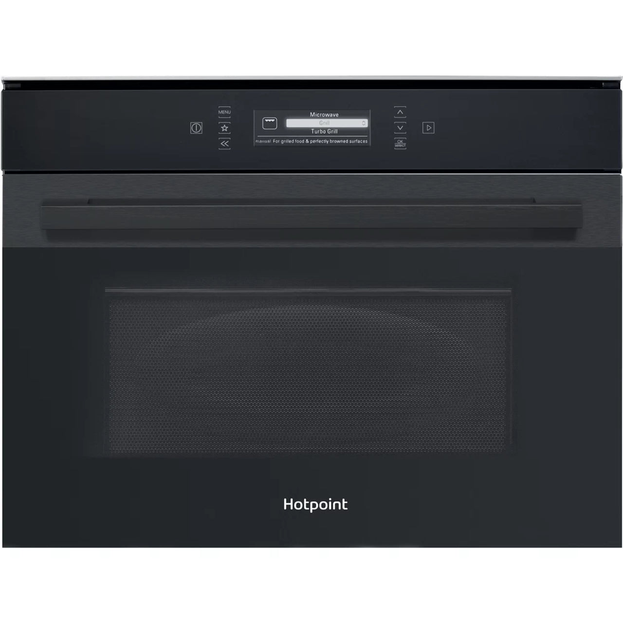 Hotpoint, Built-in Microwave Oven Black Steel | MP996BMH