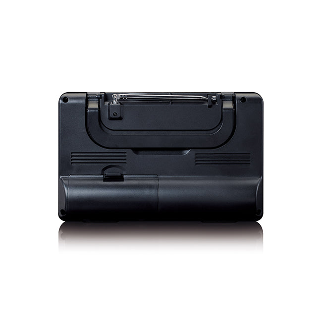 Lenco Compact Portable FM Radio with LCD Display Black | MPR-035BK-UK