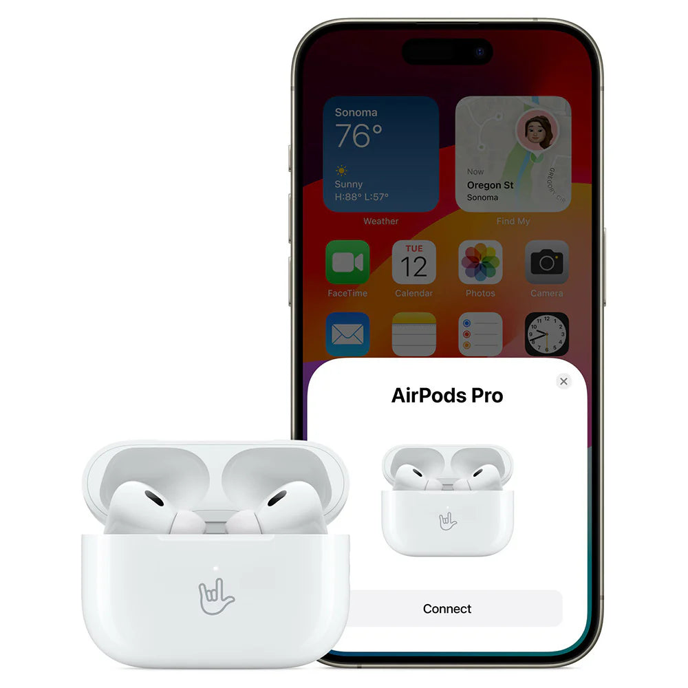 Apple AirPods Pro 2nd Gen In-Ear Wireless AirPods with MagSafe Charging Case White | MTJV3ZM/A