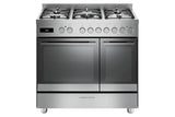 Fisher & Paykel 90cm Series 7 Contemporary Dual Fuel 5 Burner Freestanding Cooker - Steel | OR90L7DBGFX2 thumbnail 1