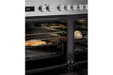 Fisher & Paykel 90cm Series 7 Contemporary Dual Fuel 5 Burner Freestanding Cooker - Steel | OR90L7DBGFX2 thumbnail 7