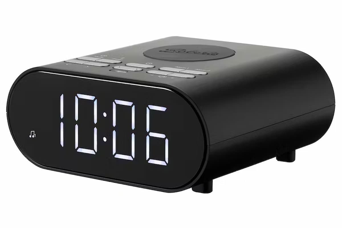 Ortus Charge Clock Radio - Black | ORTUSCHARGEBK