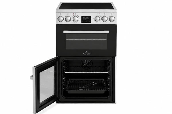 Powerpoint 50cm Freestanding Cooker with Ceramic Cooktop Inox | P05C2AIN