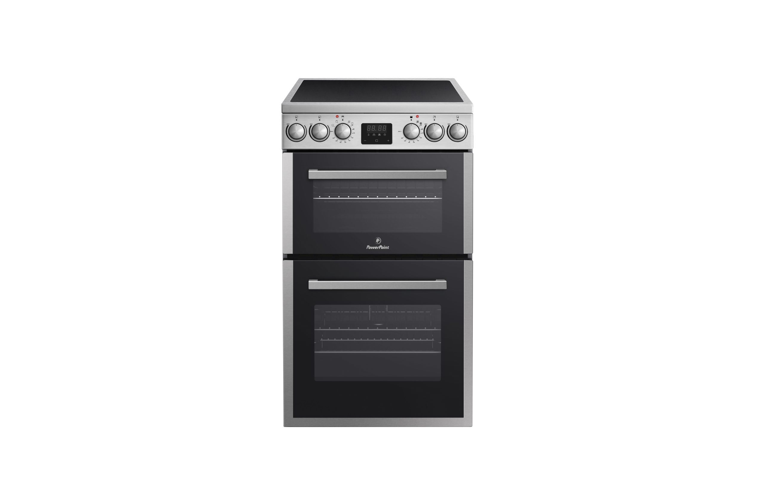 Powerpoint 50cm Freestanding Cooker with Ceramic Cooktop Inox | P05C2AIN