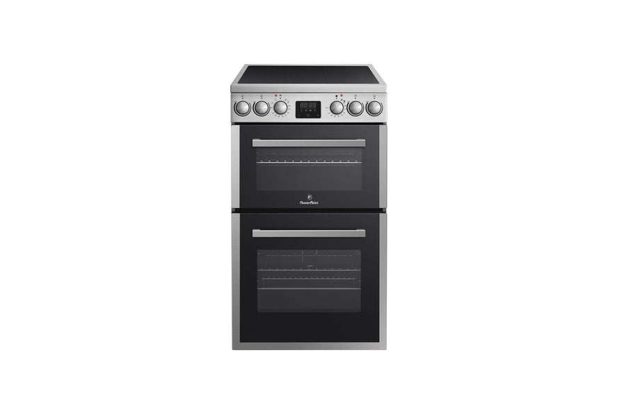 Powerpoint 50cm Freestanding Cooker with Ceramic Cooktop Inox | P05C2AIN