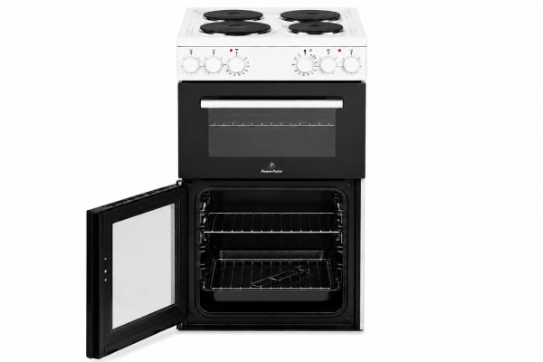 Powerpoint 50cm Freestanding Cooker with Hotplate Cooktop White | P05E2AW