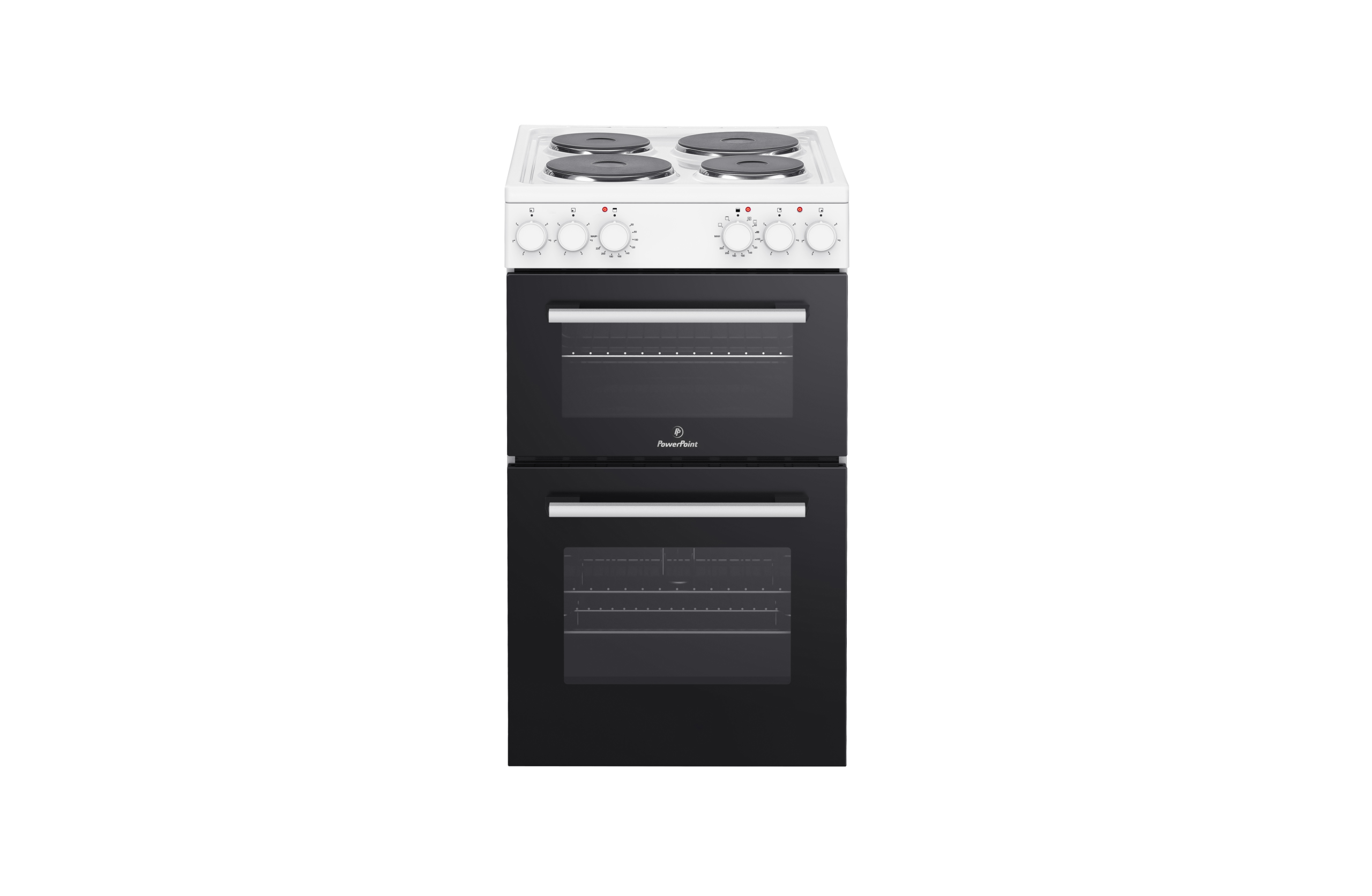 Powerpoint 50cm Freestanding Cooker with Hotplate Cooktop White | P05E2AW