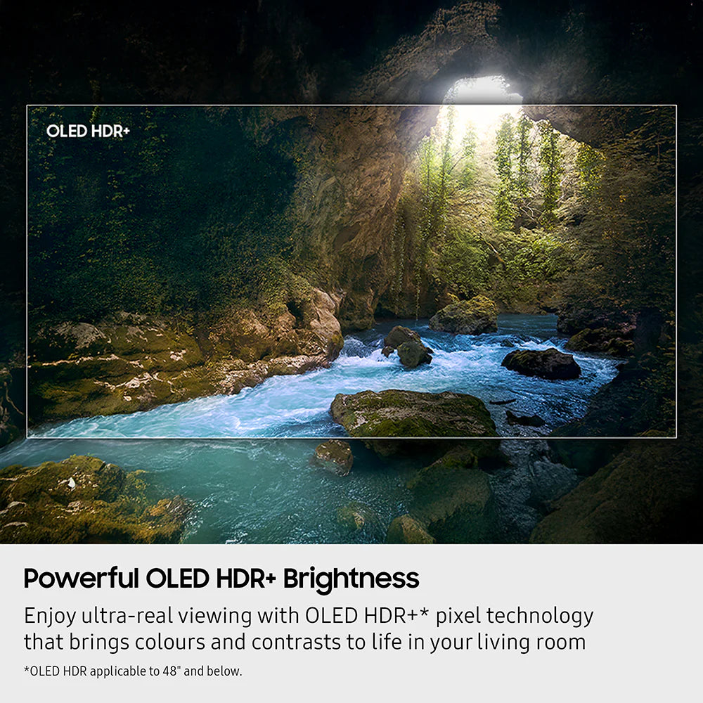 Samsung S90F 48” 4K HDR OLED Smart TV | QE48S90FAEXXU