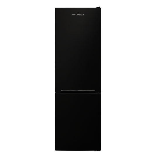 Nordmende 54cm Freestanding 170cm Low Frost Fridge Freezer Black | RFF60405BL