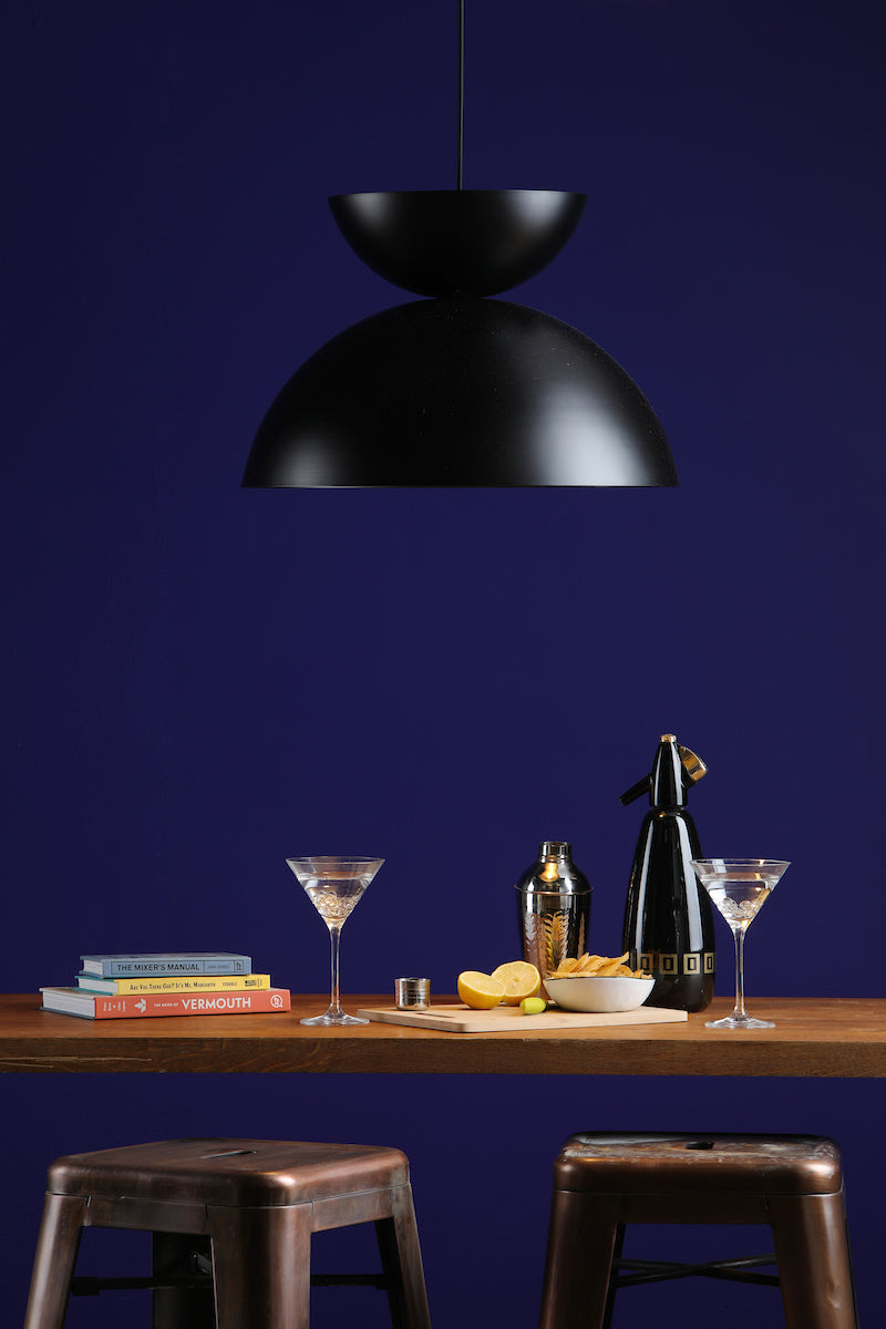 Dar Riya Pendant in Matt Black-RIY0122