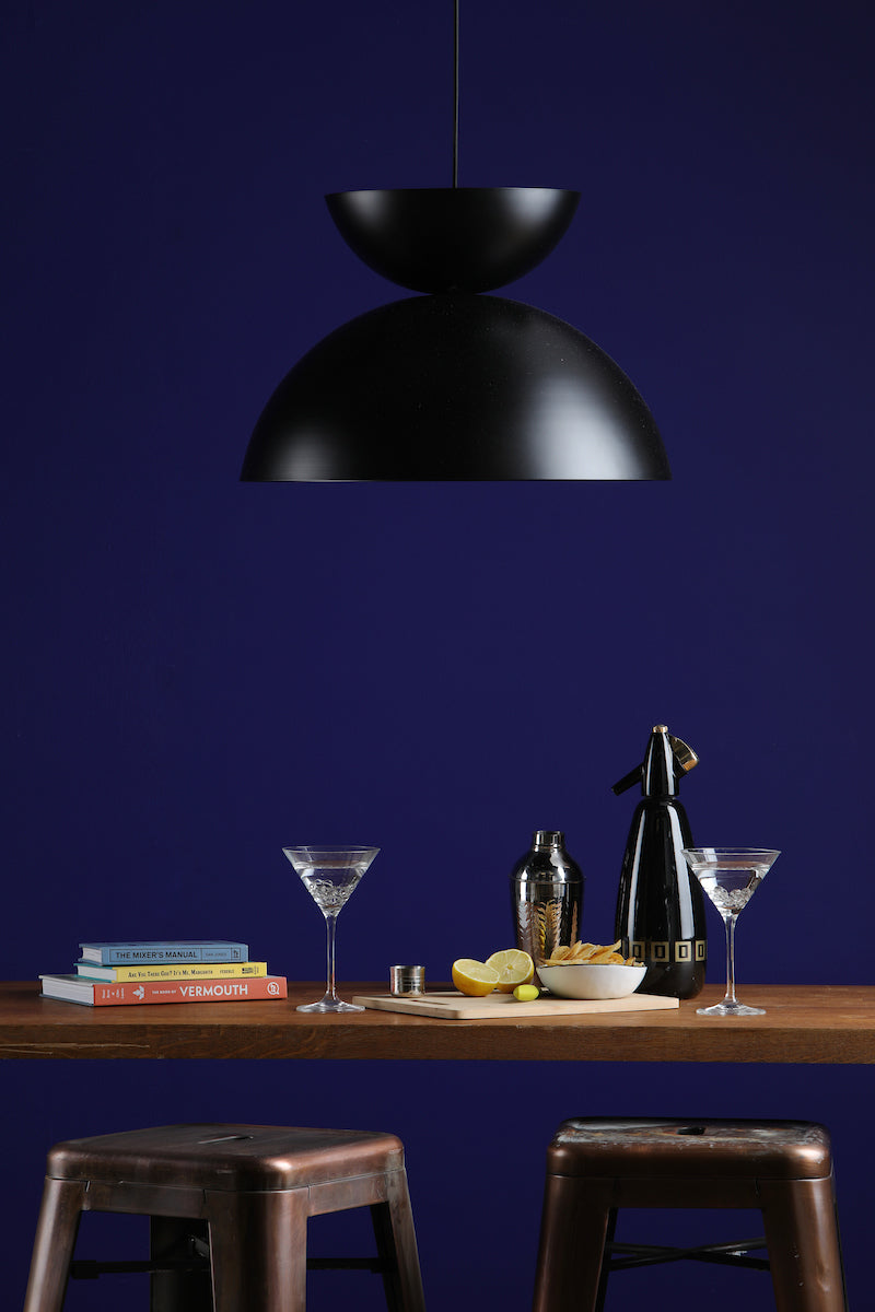 Dar Riya Pendant in Matt Black-RIY0122