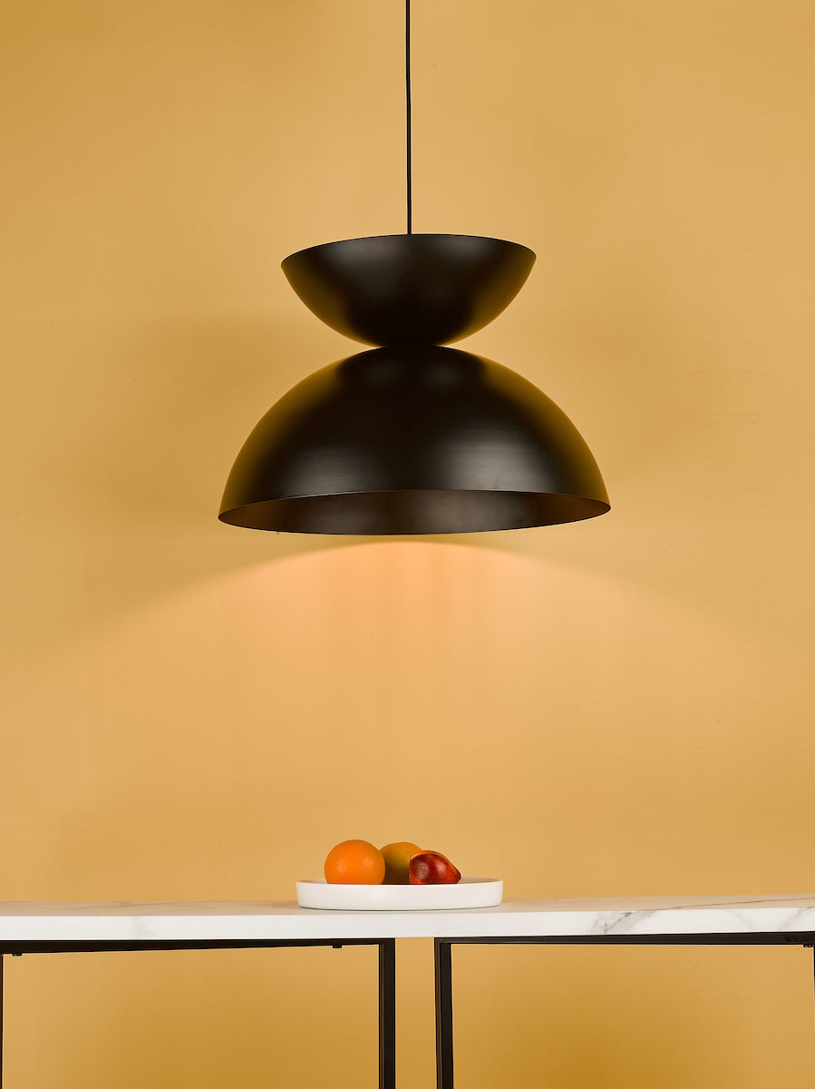 Dar Riya Pendant in Matt Black-RIY0122