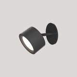 ROUND CORDLESS INDOOR WALL LIGHT ROLL 8 BLACK thumbnail 1