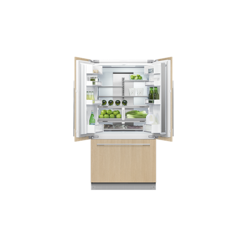 Fisher & Paykel 90cm Series 7 Integrated French Door Refrigerator Freezer | RS90A3