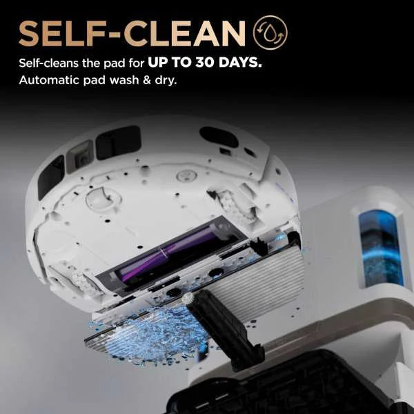 Shark PowerDetect NeverTouch Pro 2-in-1 Self-Empty, Self-Refill and Self-Clean Robot Vacuum and Mop | RV2800ZEUKWH