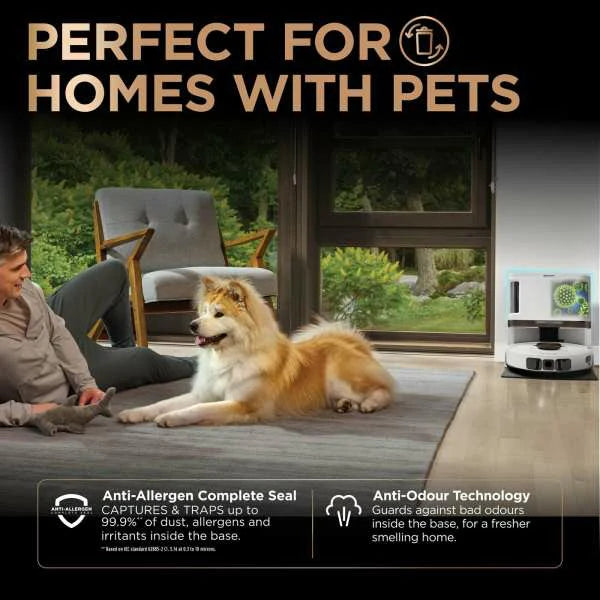 Shark PowerDetect NeverTouch Pro 2-in-1 Self-Empty, Self-Refill and Self-Clean Robot Vacuum and Mop | RV2800ZEUKWH
