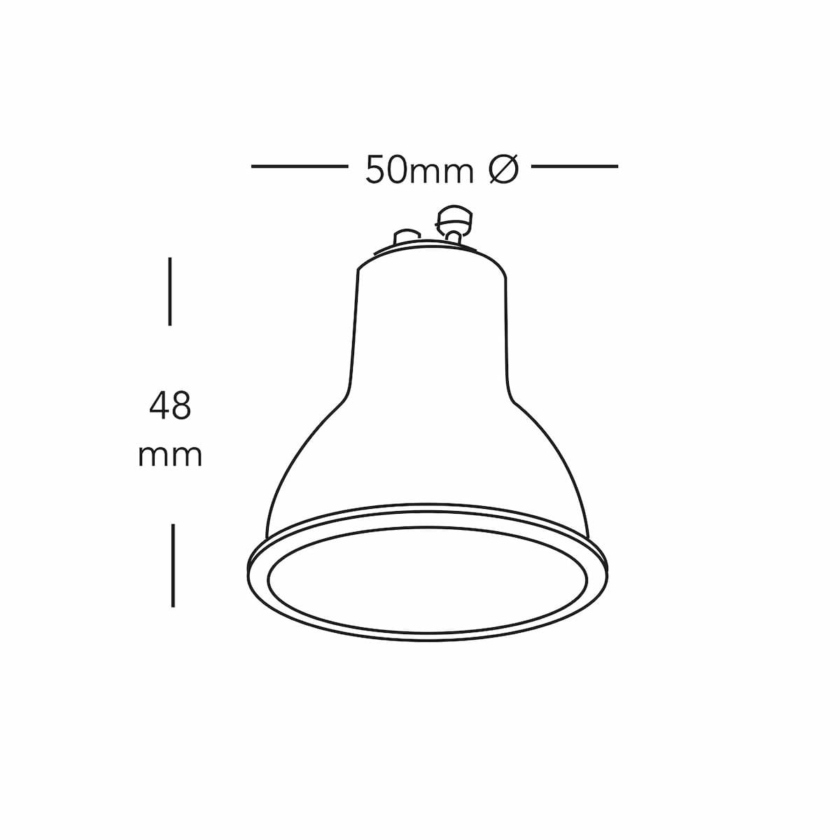 Source LED GU10 6w Lamp (Warm White) 2700K