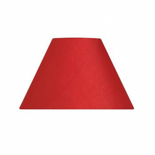 Oaks 10" Cotton coolie shade in Red colour - S501/10RD