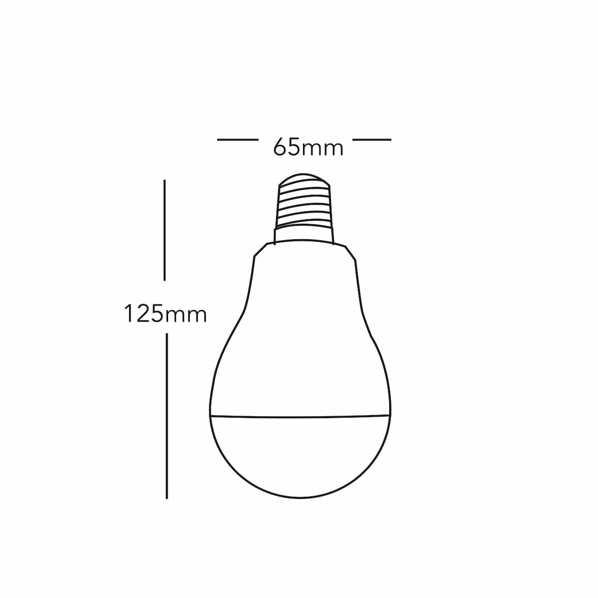 Source LED GLS Lamp E27 (Cool White) 17.8w, 6500K