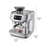 Sage Oracle Dual Boiler Coffee Machine Brushed Stainless Steel | SES995BSS4GUK1 thumbnail 6