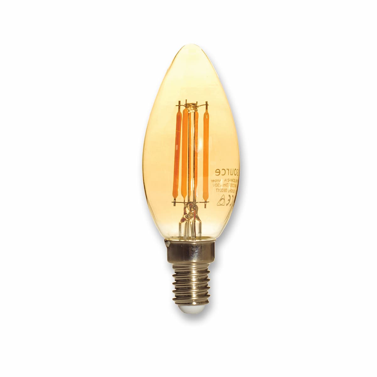Source LED Filament Dimmable Vintage Candle E14, 4w, 2200K 