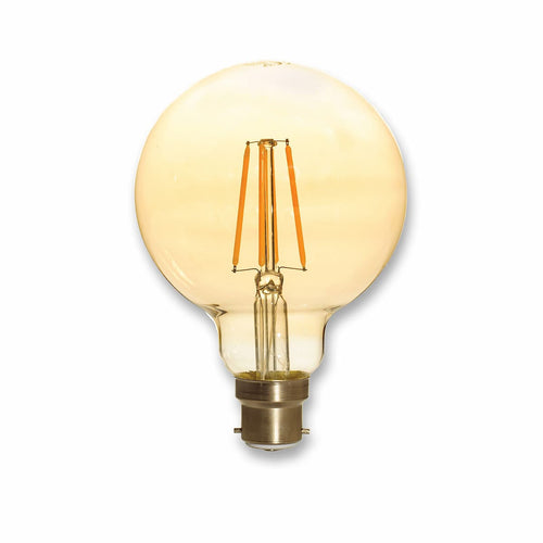 Source LED Filament Dimmable Vintage Globe B22, 7w, 2200K