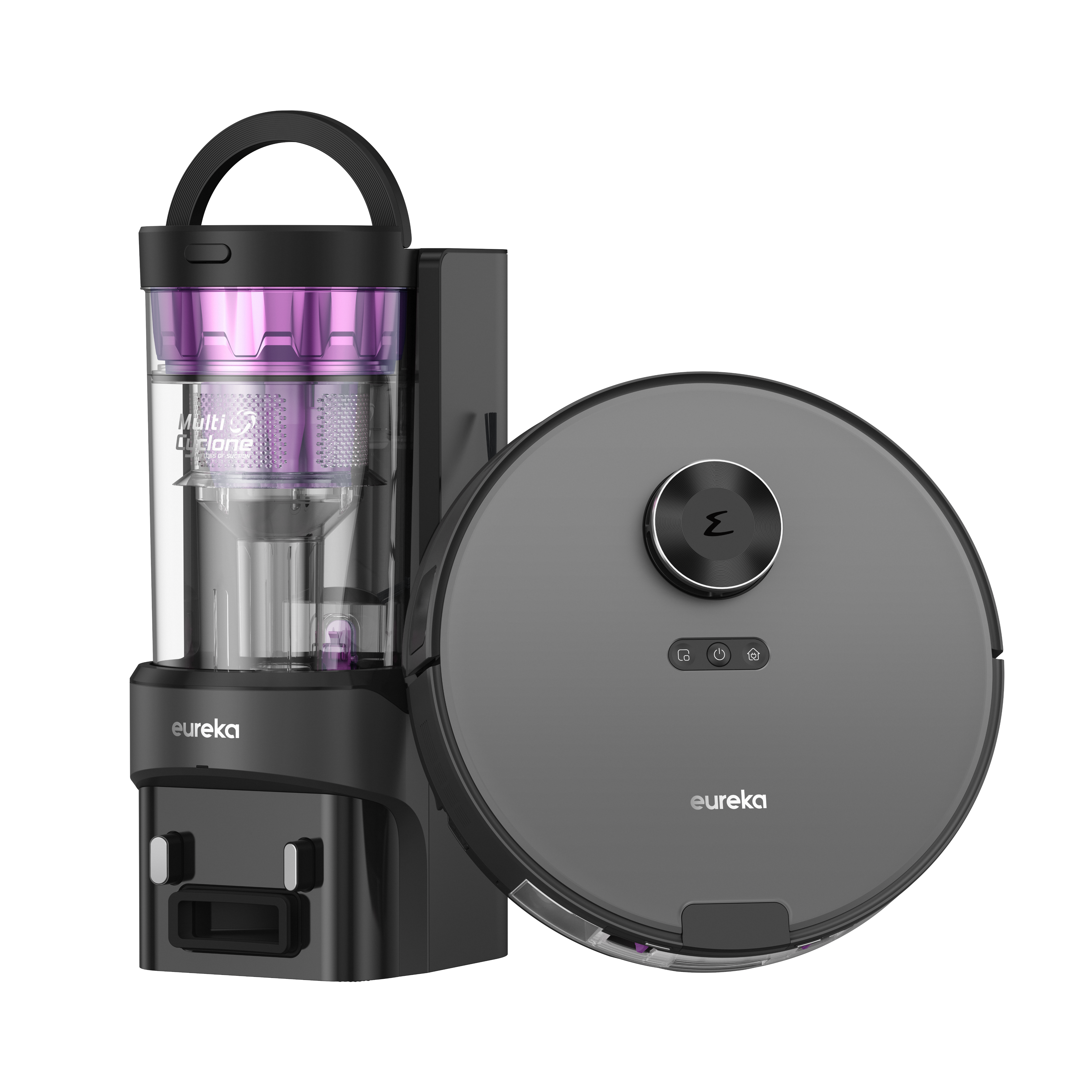 Eureka E20 Plus Robot Vacuum with Bagless Self Emptying Station | SNERE20PLUSBK