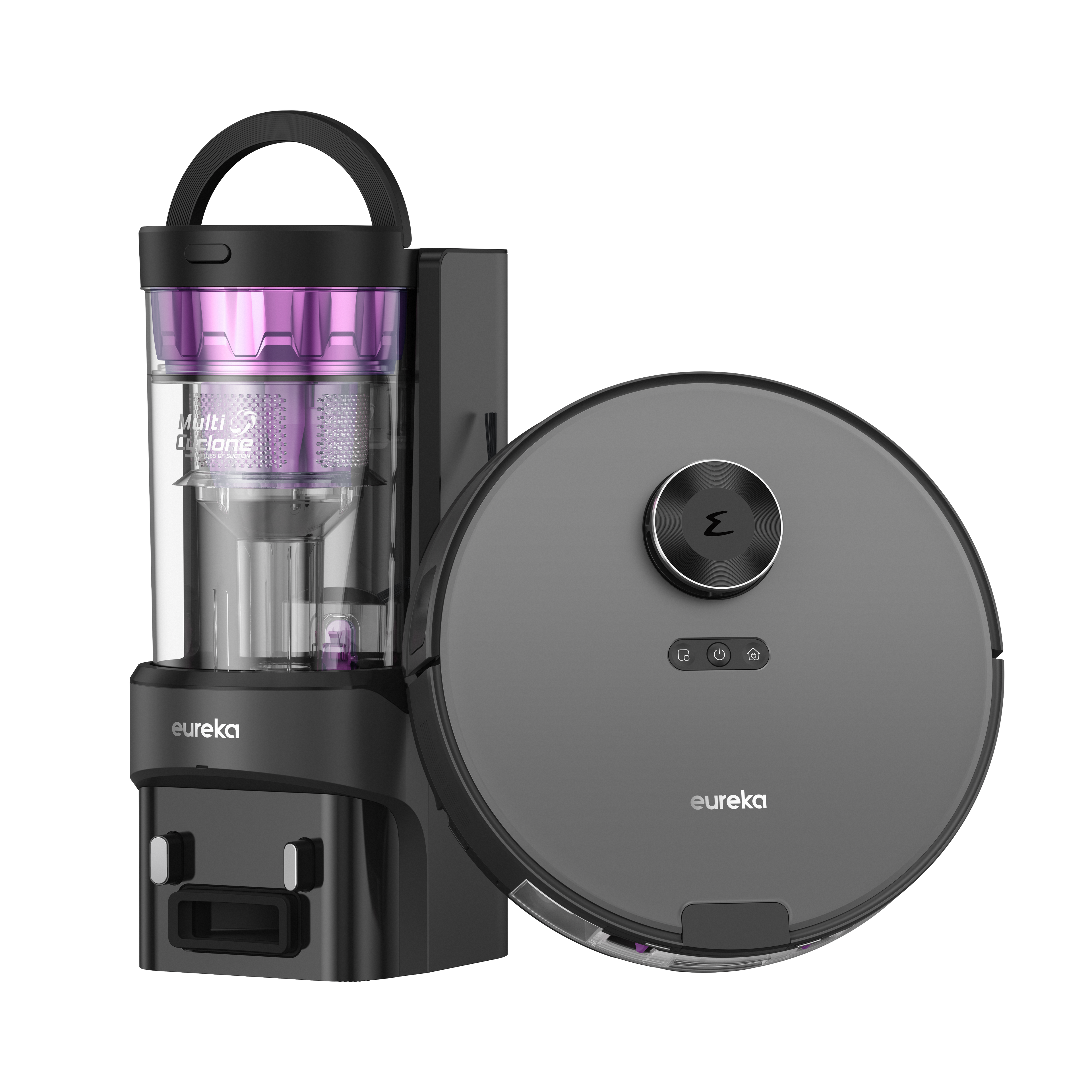 Eureka E20 Plus Robot Vacuum with Bagless Self Emptying Station | SNERE20PLUSBK