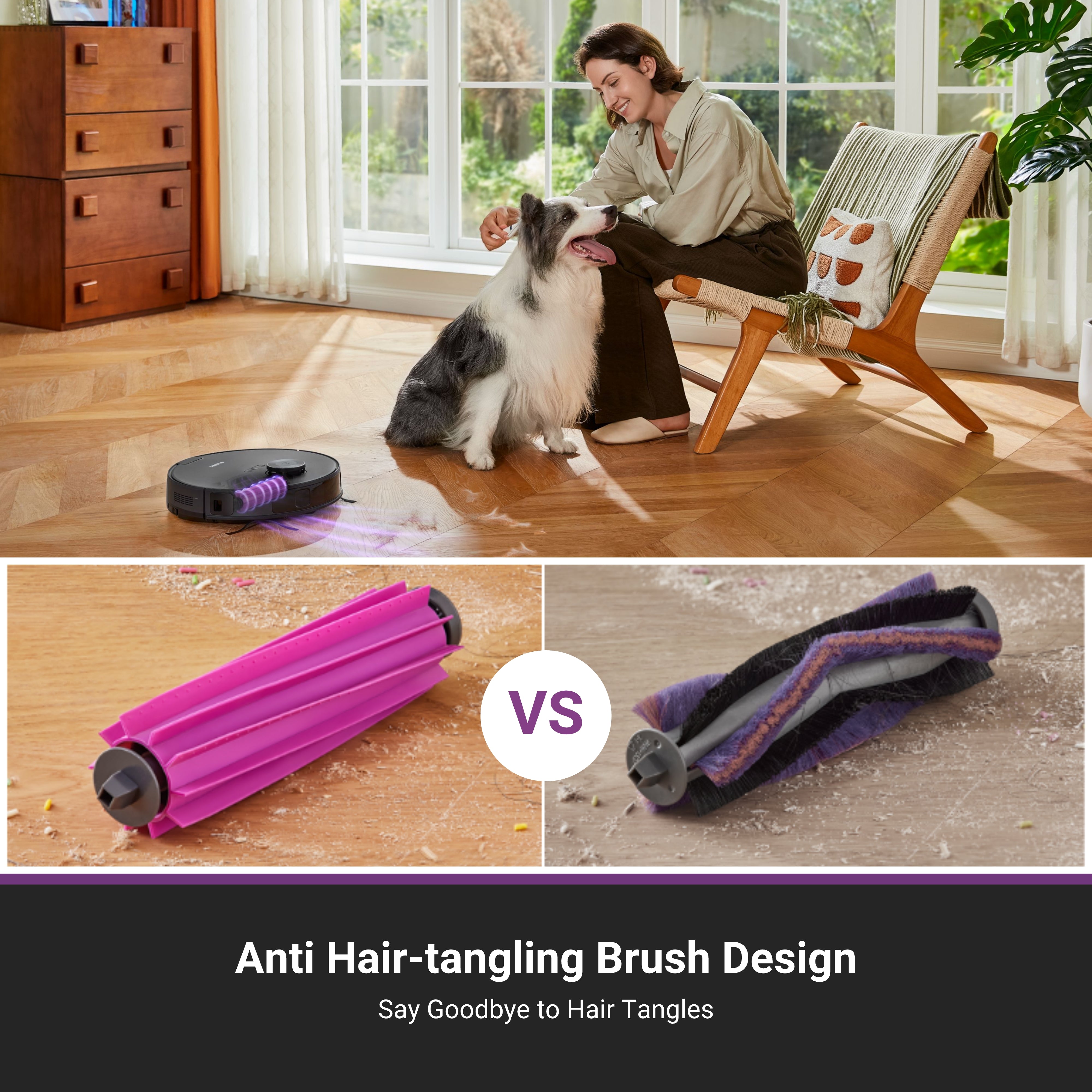 Eureka E20 Plus Robot Vacuum with Bagless Self Emptying Station | SNERE20PLUSBK