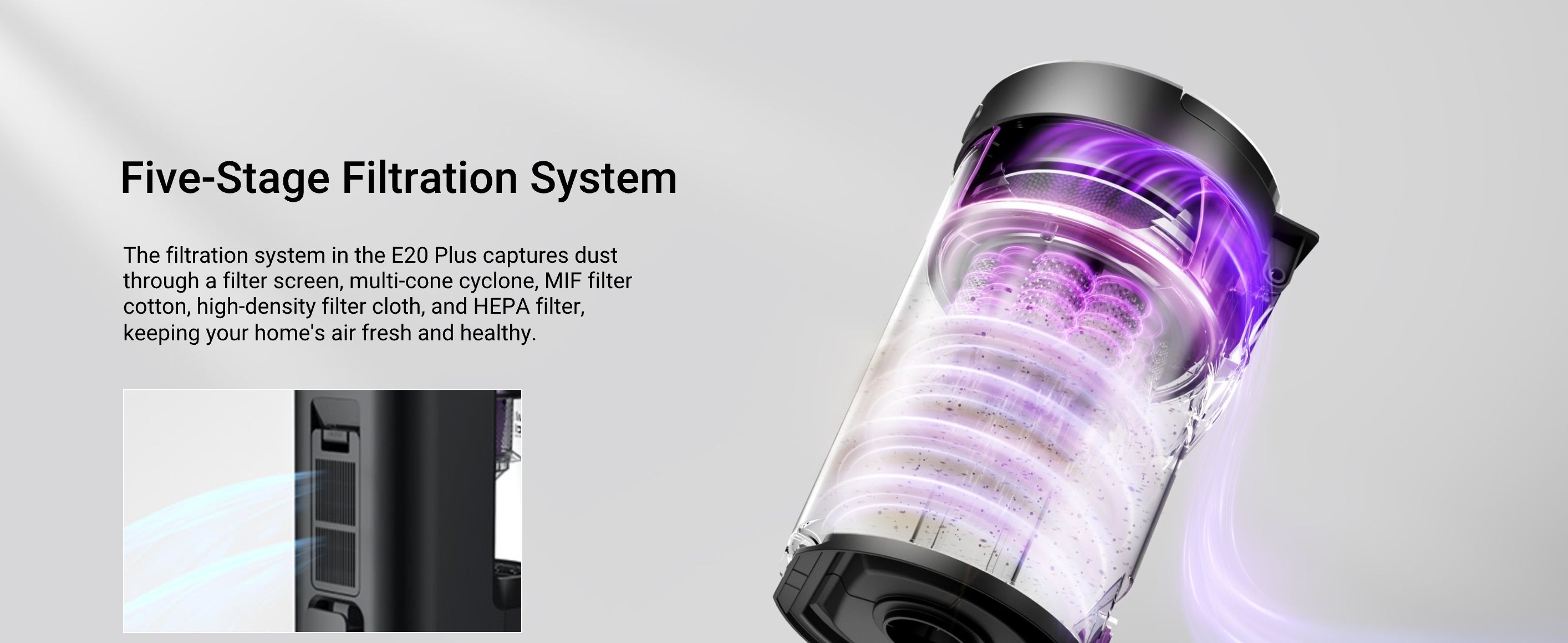 Eureka E20 Plus Robot Vacuum with Bagless Self Emptying Station | SNERE20PLUSBK