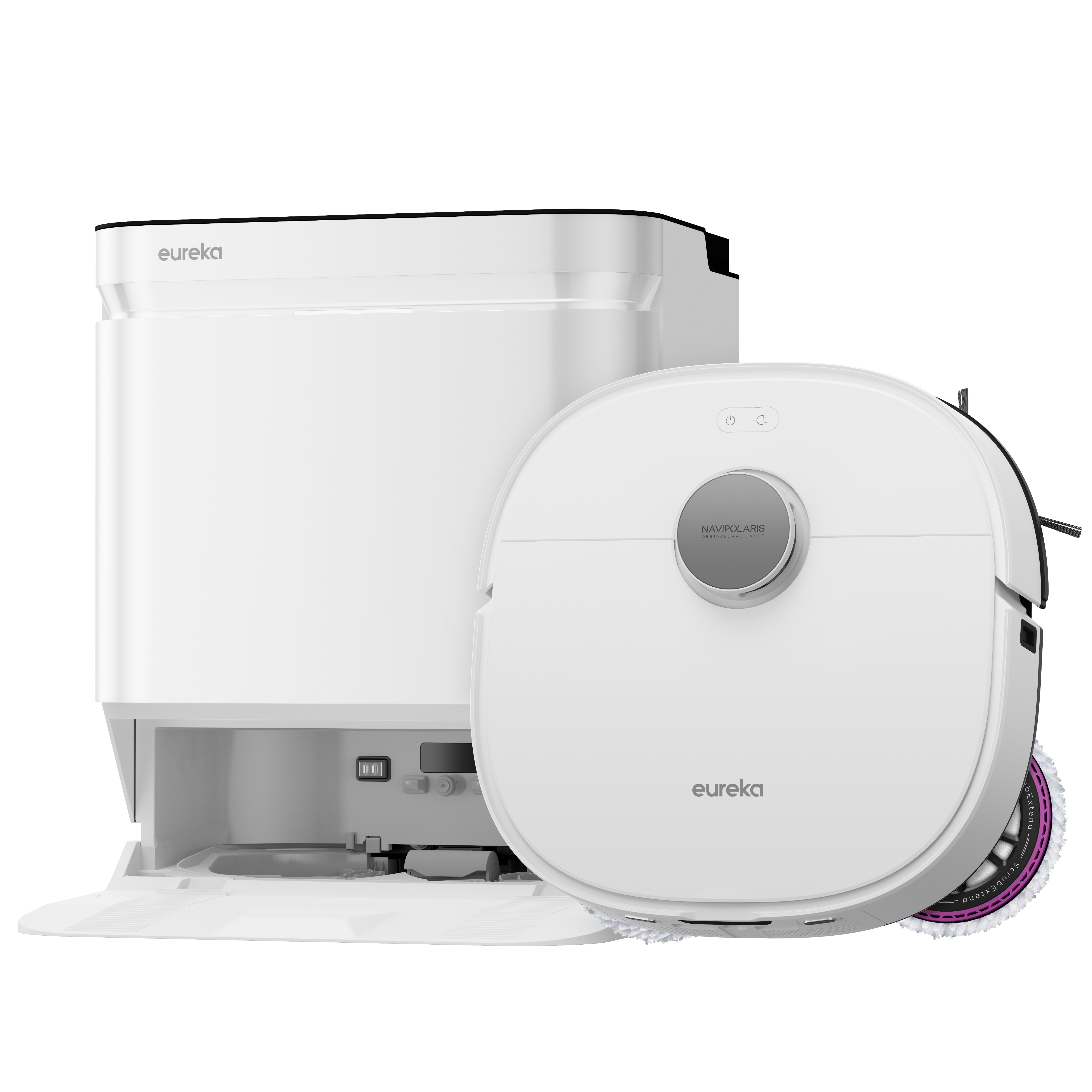 Eureka Robot Vacuum J15 with All-in-One Docking Station White | SNERJ15ULTRALITE