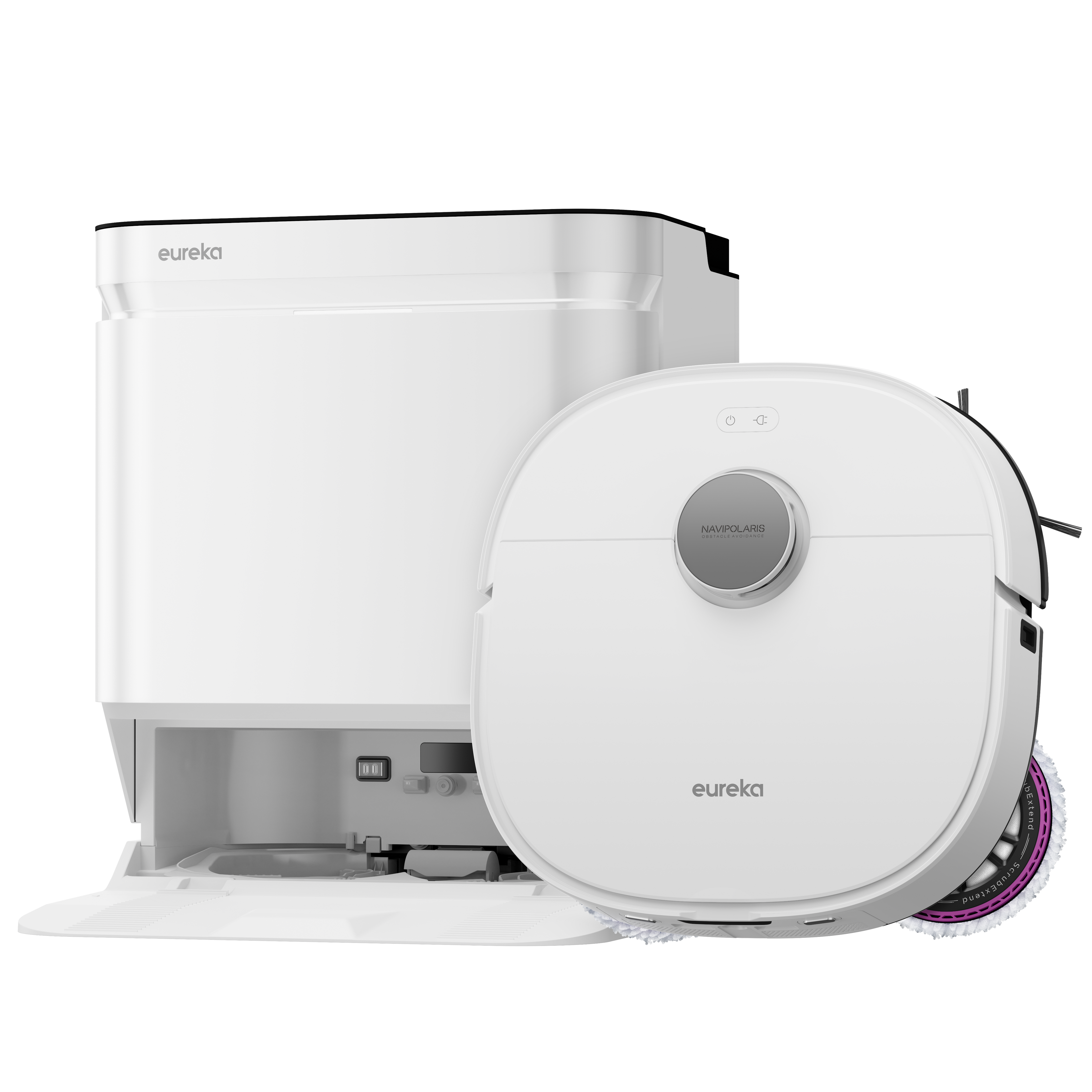 Eureka Robot Vacuum J15 with All-in-One Docking Station White | SNERJ15ULTRALITE