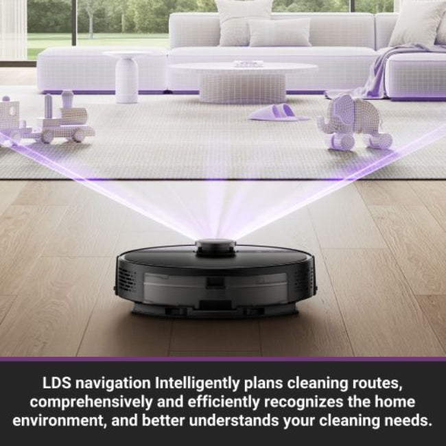 Eureka N6 Robot Vacuum Black & Grey | SNERN6BK