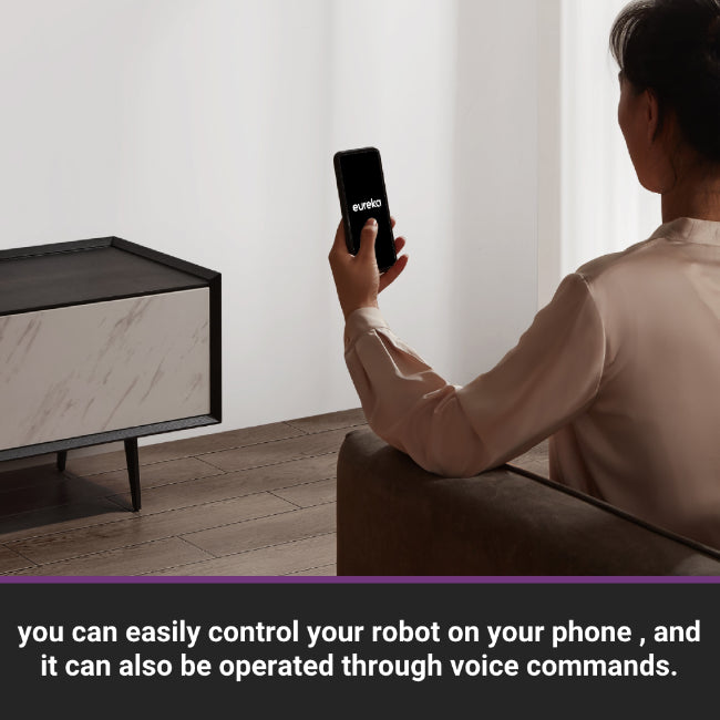 Eureka N6 Plus Robot Vac & Docking Station Black & Grey | SNERN6PLUSBK