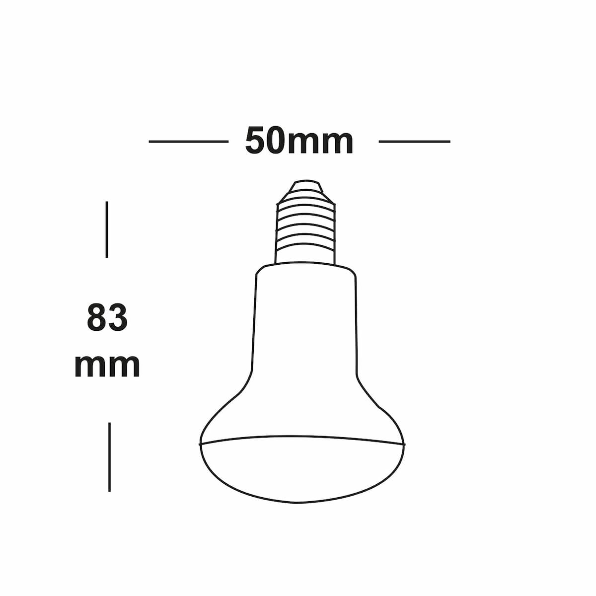 Source LED Reflector Lamp E14 (Warm White) 4.9w, 2700K