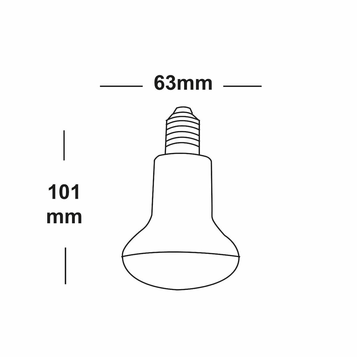 Source LED Reflector Lamp E27 (Warm White) 8.5w, 2700K