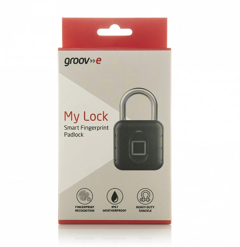 Groove My Lock Fingerprint Padlock | GVTR01