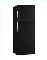 Powerpoint 143cm Top Mount Fridge Freezer Black | P75562MLBL-E thumbnail 1
