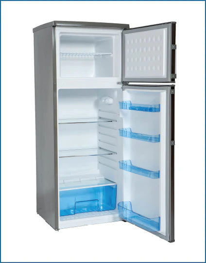Powerpoint 143cm Top Mount Fridge Freezer Silver | P75562MLIN-E