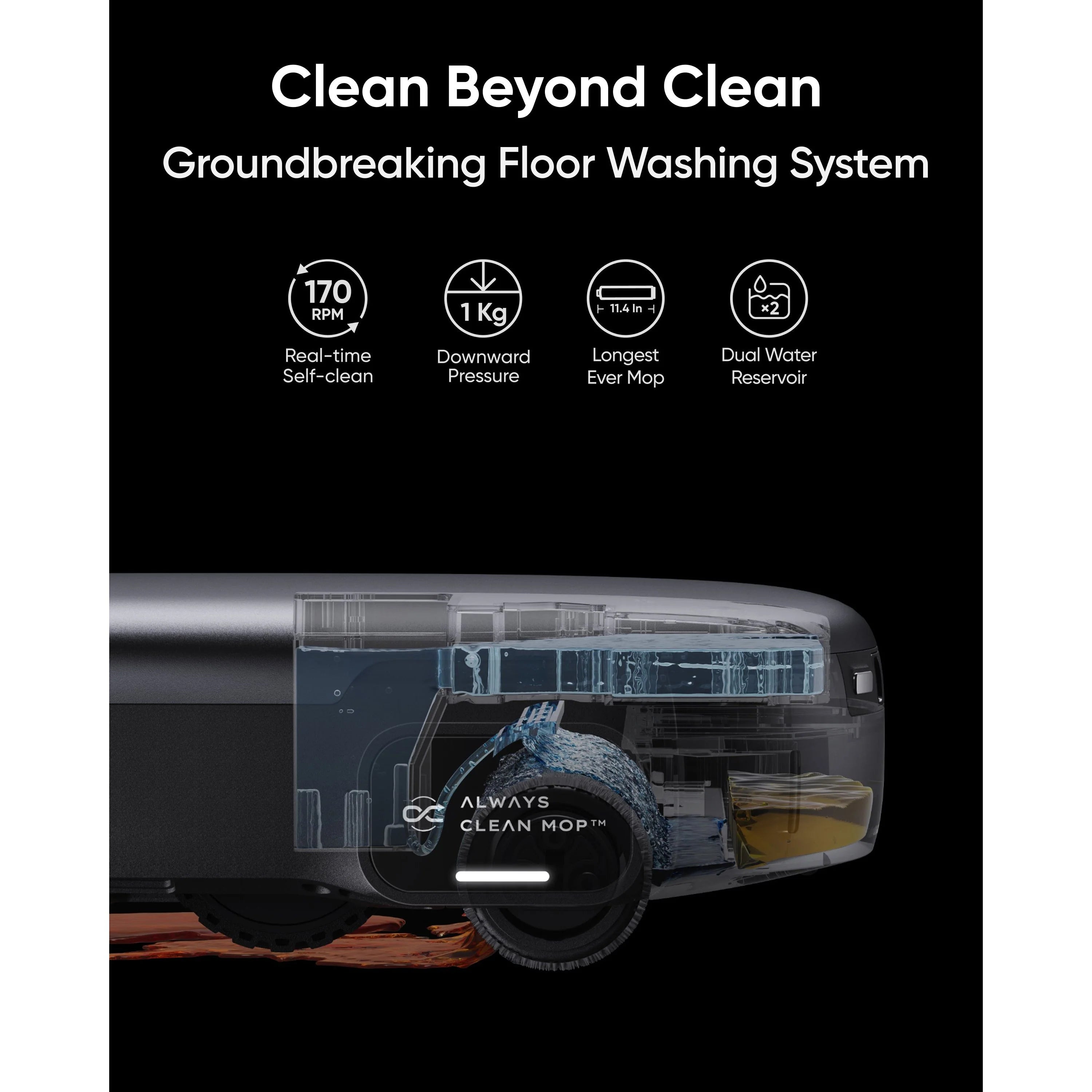 Eufy Omni S1 Pro Robot Vacuum & Mopping Black | T2080GA1