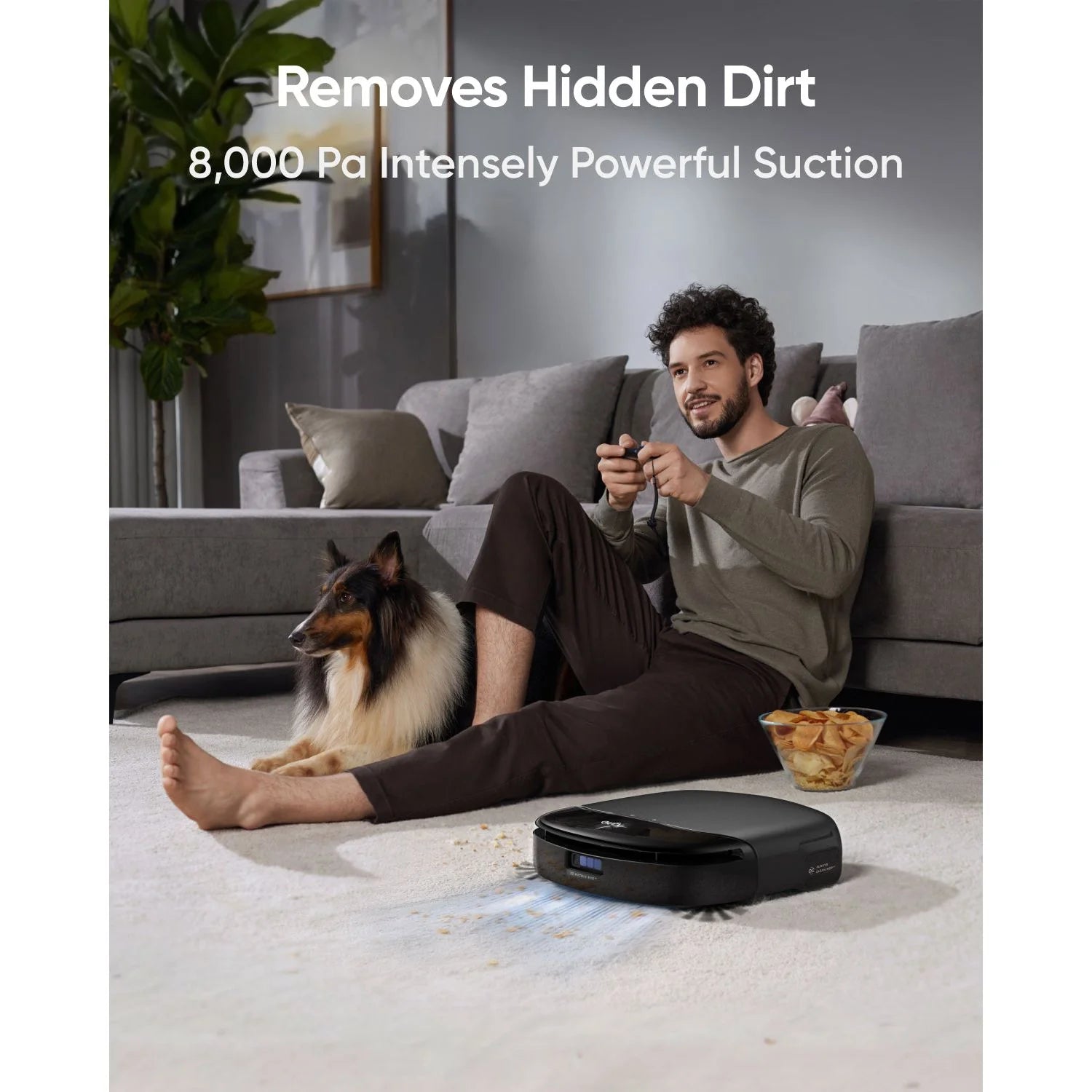 Eufy Omni S1 Pro Robot Vacuum & Mopping Black | T2080GA1