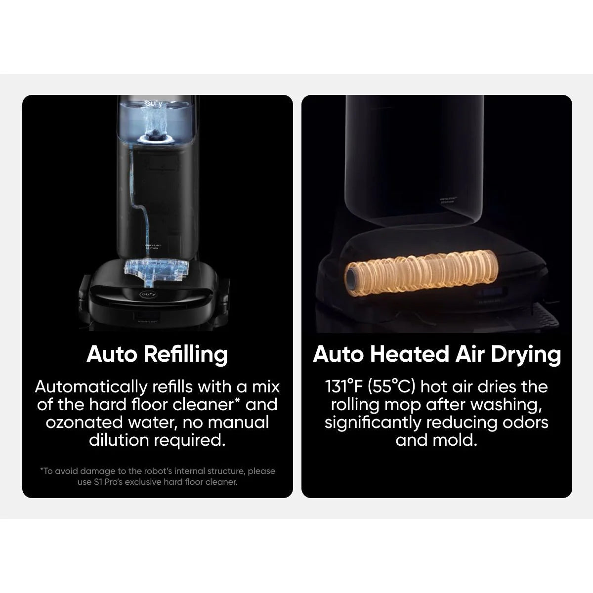 Eufy Omni S1 Pro Robot Vacuum & Mopping Black | T2080GA1